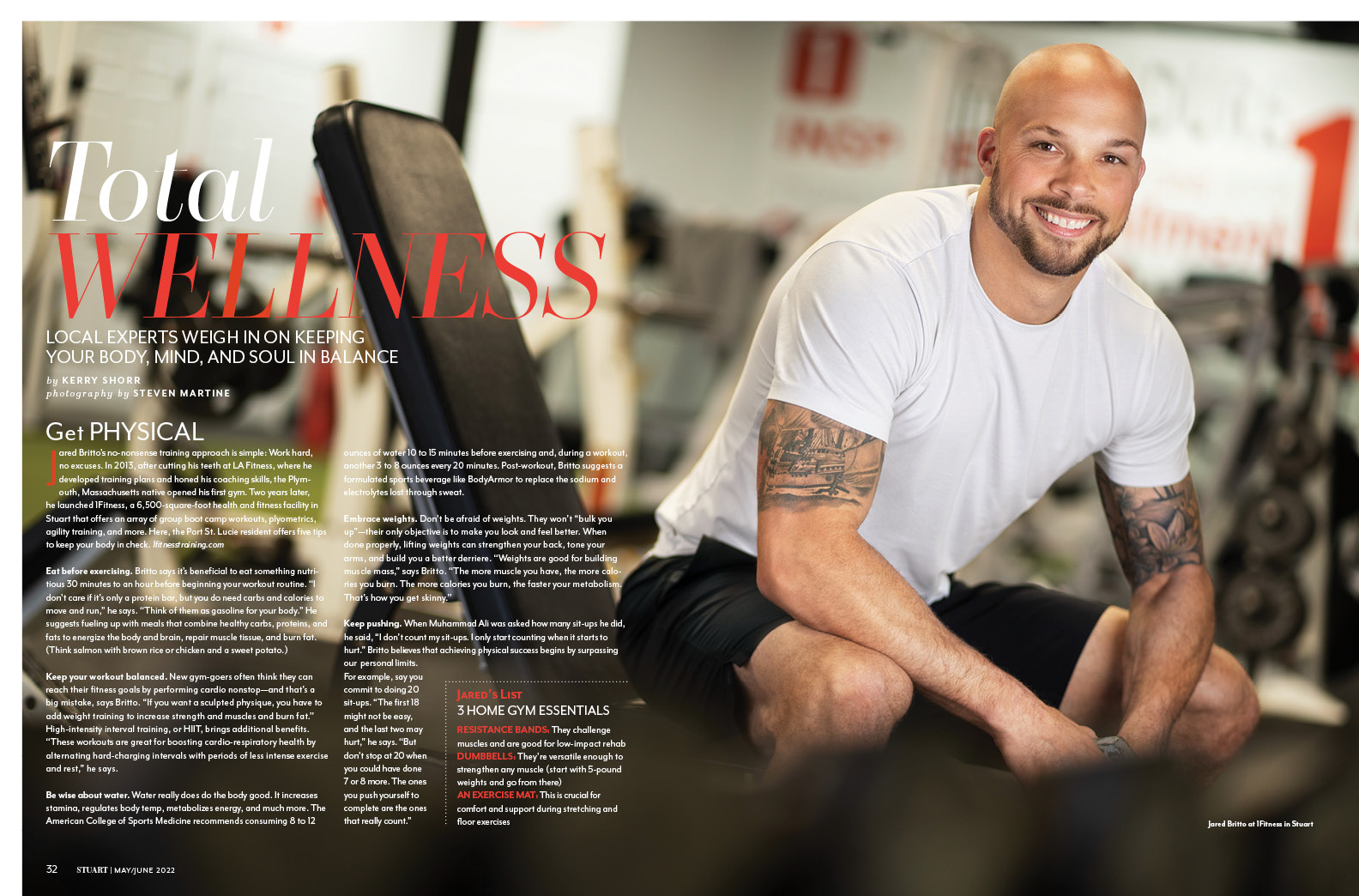 Steven Martine | West Palm Beach financial published TOTALWELLNES fitness