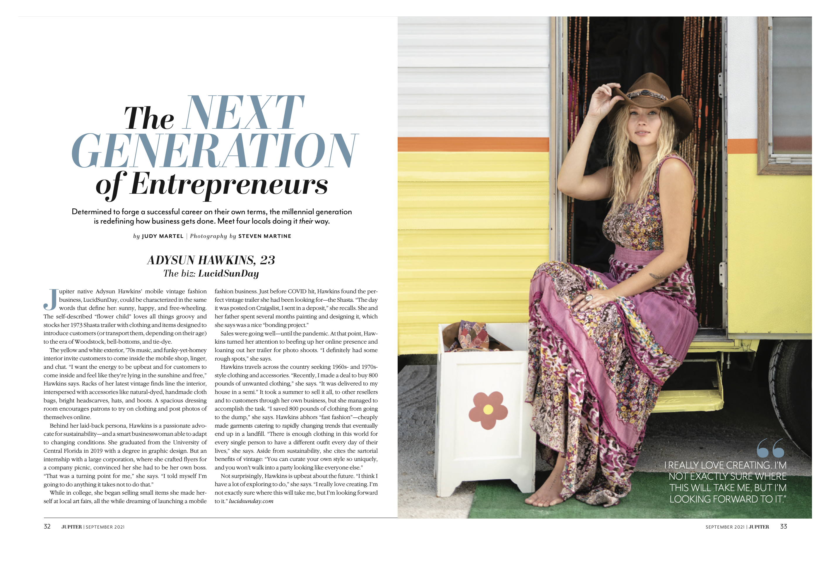 Steven Martine | West Palm Beach portraits published Adyson Hawkins